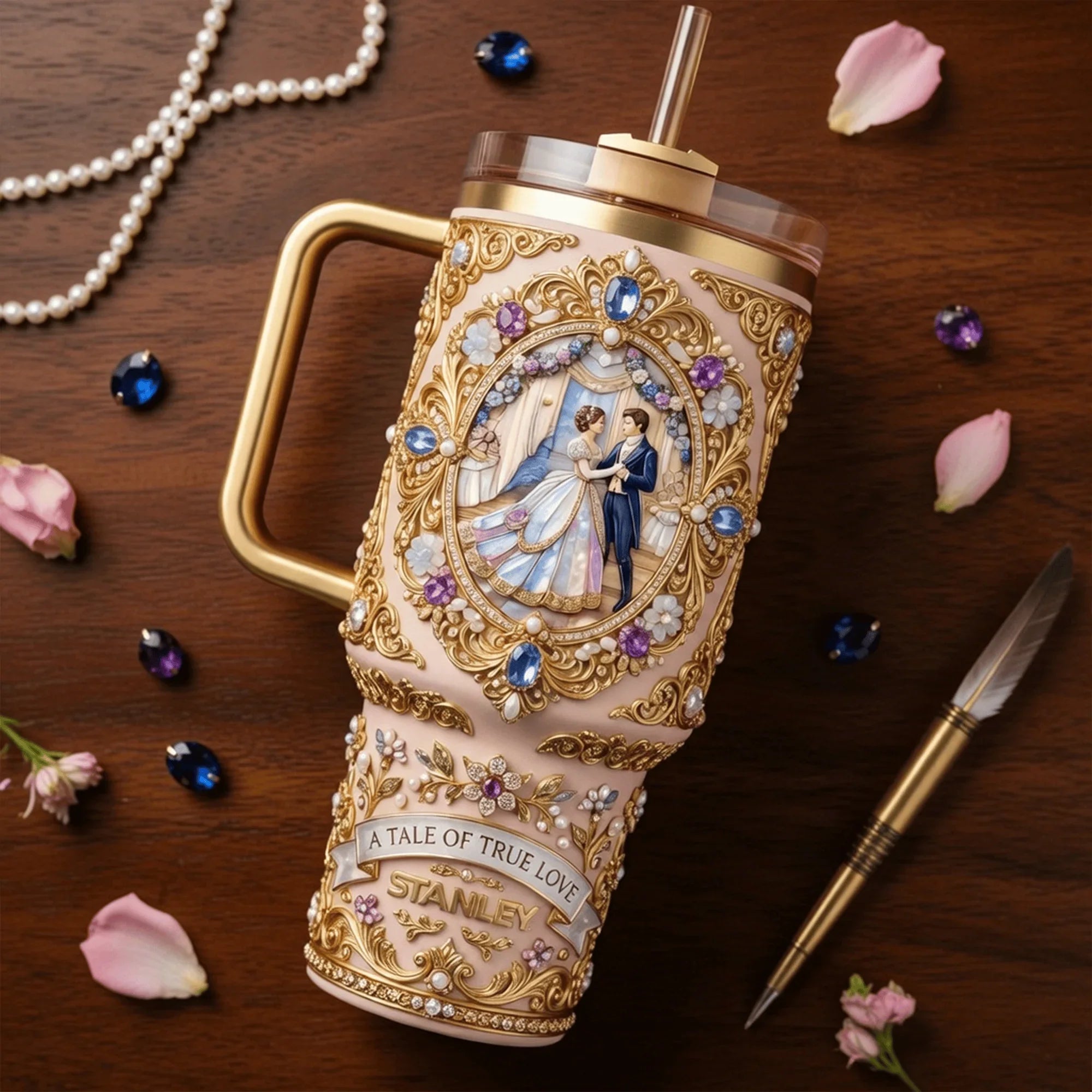 BDGT 40oz Tumbler With Handle LNTH